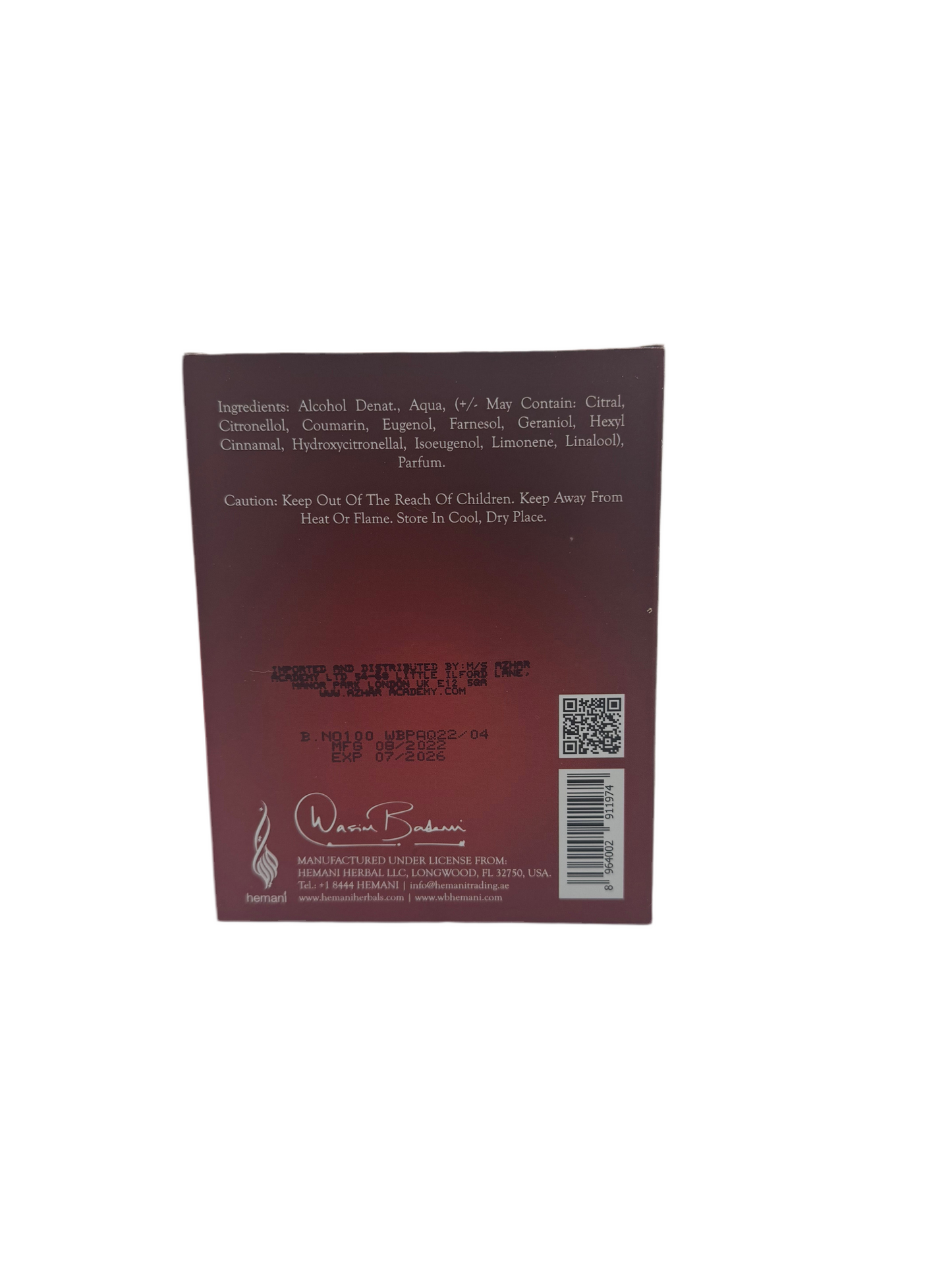 Al hemani Oud 100ml