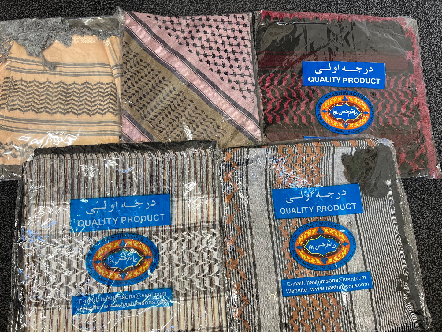 Palestinian Scarves for Men Small