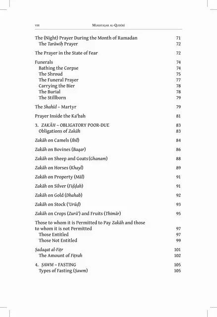 The Mukhtasar Al-Quduri: A Manual of Islamic Law