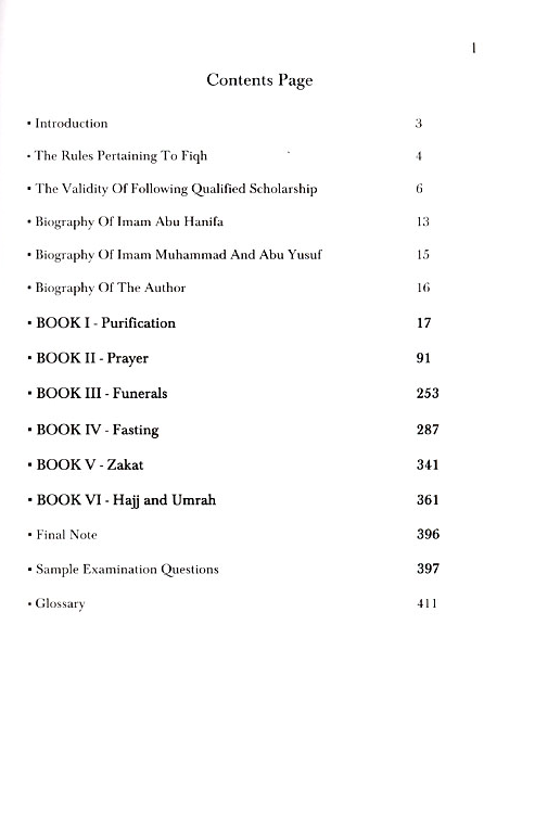 Nur al-Idah: The Light of Clarification (Hanafi Fiqh)